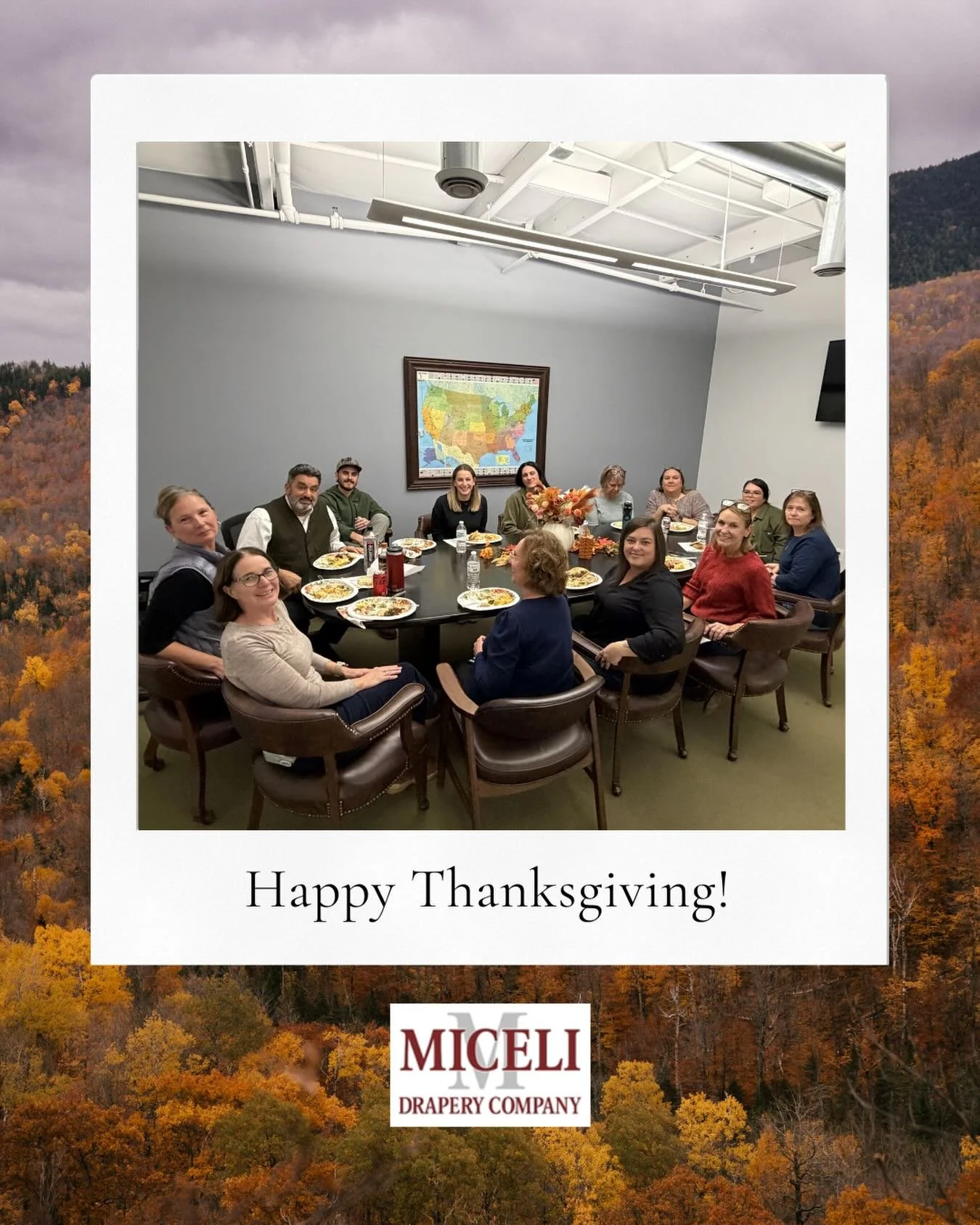 Thankful for our team and the work we create together! Wishing everyone a happy and restful Thanksgiving! 🧡