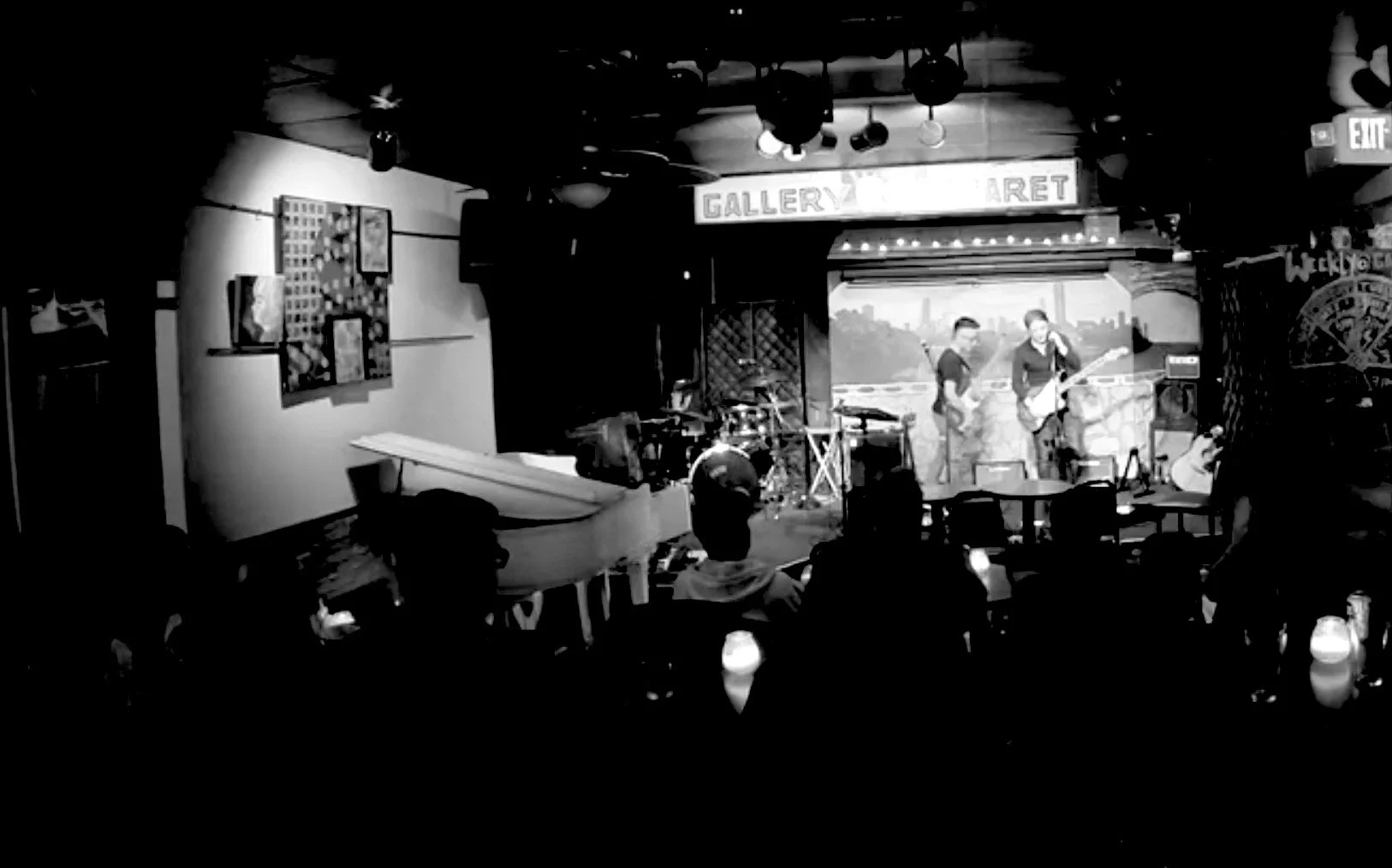 Band performing at Gallery Cabaret in Chicago, IL