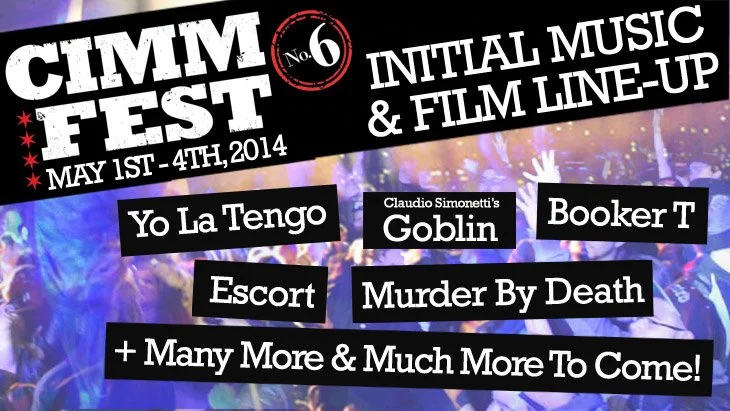 CIMMfest international music and film festival promotional poster