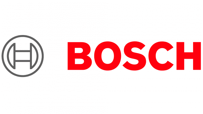 Bosch logo with a circular icon featuring the letter H.