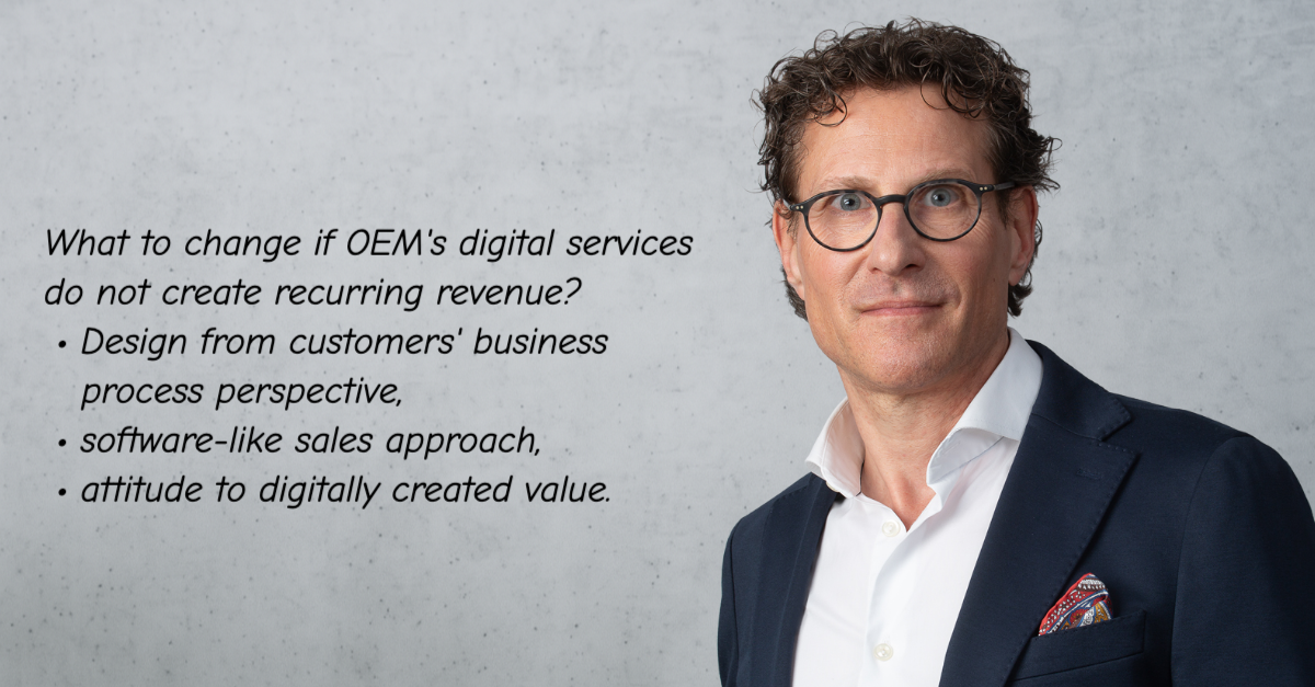 Why do machinery OEMs struggle to monetize digital services? 🤔
