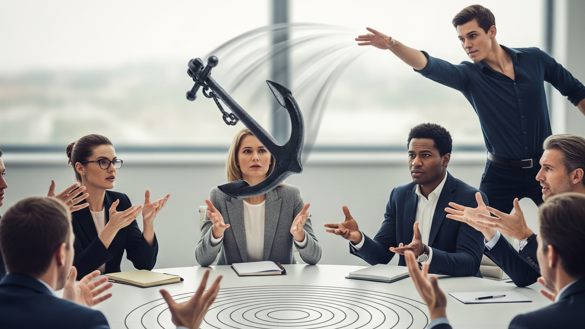 𝗟𝗲𝗮𝗱𝗲𝗿𝘀𝗵𝗶𝗽 𝗟𝗲𝘀𝘀𝗼𝗻 𝗟𝗲𝗮𝗿𝗻𝗲𝗱: 𝗪𝗵𝗲𝗻 𝗱𝗶𝘀𝗰𝘂𝘀𝘀𝗶𝗼𝗻𝘀 𝗴𝗼 𝗶𝗻 𝗰𝗶𝗿𝗰𝗹𝗲𝘀... 𝘆𝗼𝘂 𝗻𝗲𝗲𝗱 𝘁𝗼 𝘁𝗵𝗿𝗼𝘄 𝗮𝗻 𝗮𝗻𝗰𝗵𝗼𝗿