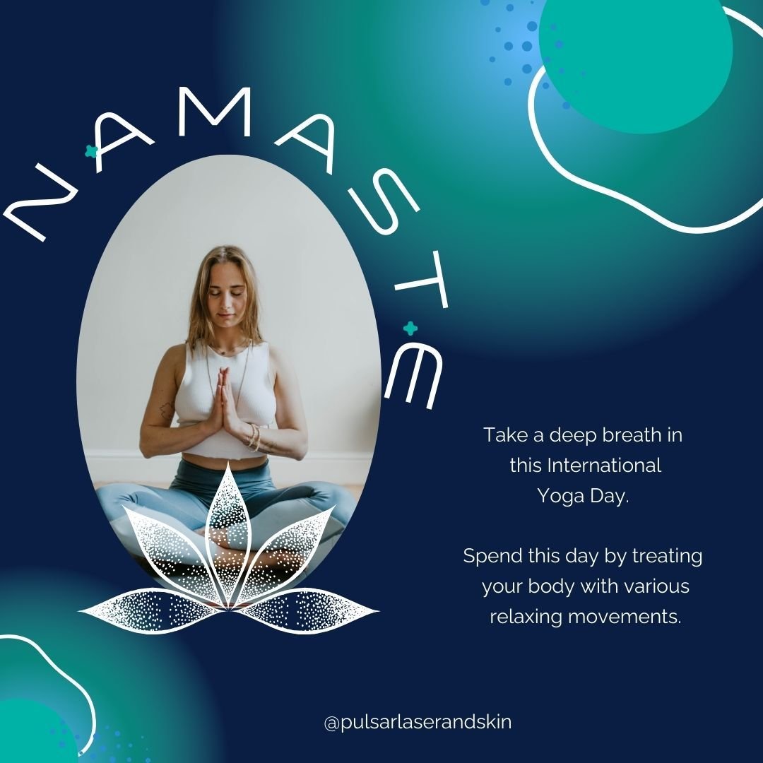 🌟✨ Embrace the cosmic vibes this International Yoga Day with Pulsar Laser Clinic! 

🌌✨ Let your inner galaxy shine as you find your balance and inner peace through the power of yoga. 🧘&zwj;♀️🌠 

#internationalyogaday #pulsarlaserclinic #cosmicyog