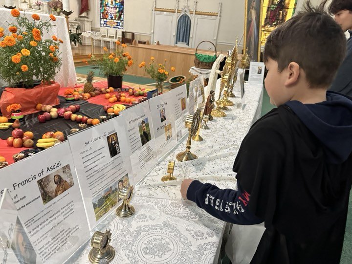 Children Praying with the Saints