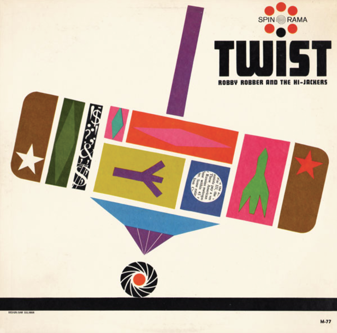 One of the inspirations for the Haley Trike logo design:&nbsp;Robby Robber and the Hi-Jackers.'s 1962 album cover entitled Twist&nbsp;by Spin-O-Rama.