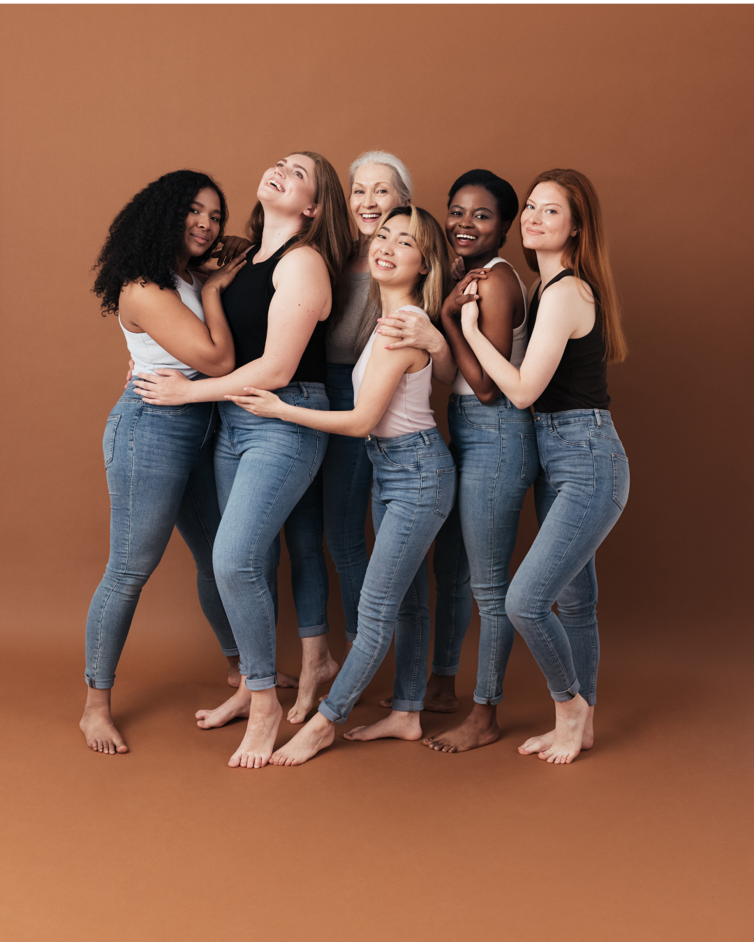 women of various ages all together