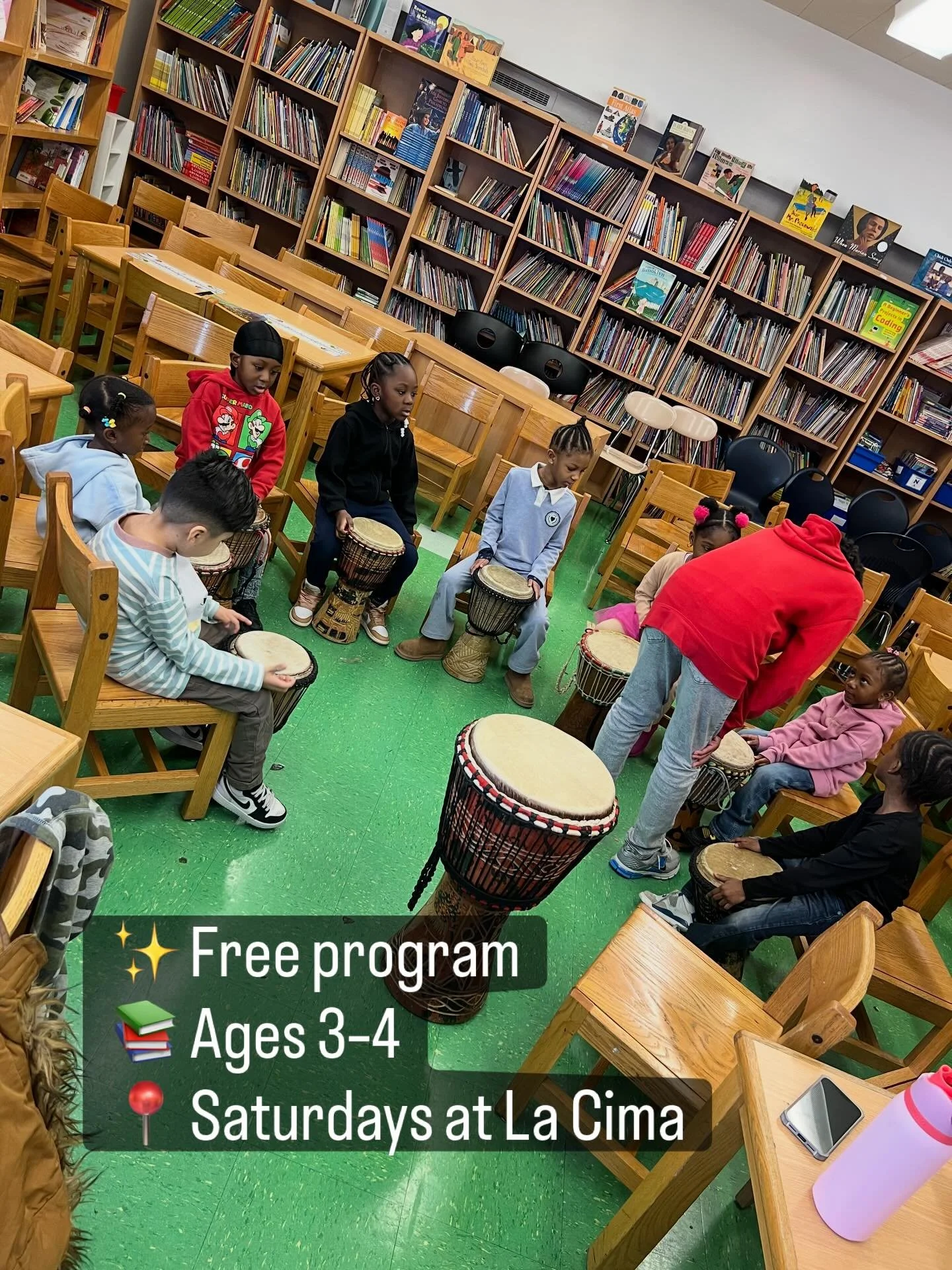 Big learning starts with little steps.

Our Little Climbers Kindergarten Readiness Program is a free Saturday program for 3- and 4-year-olds designed to help young learners build the confidence and skills they need for kindergarten.

Through stories,
