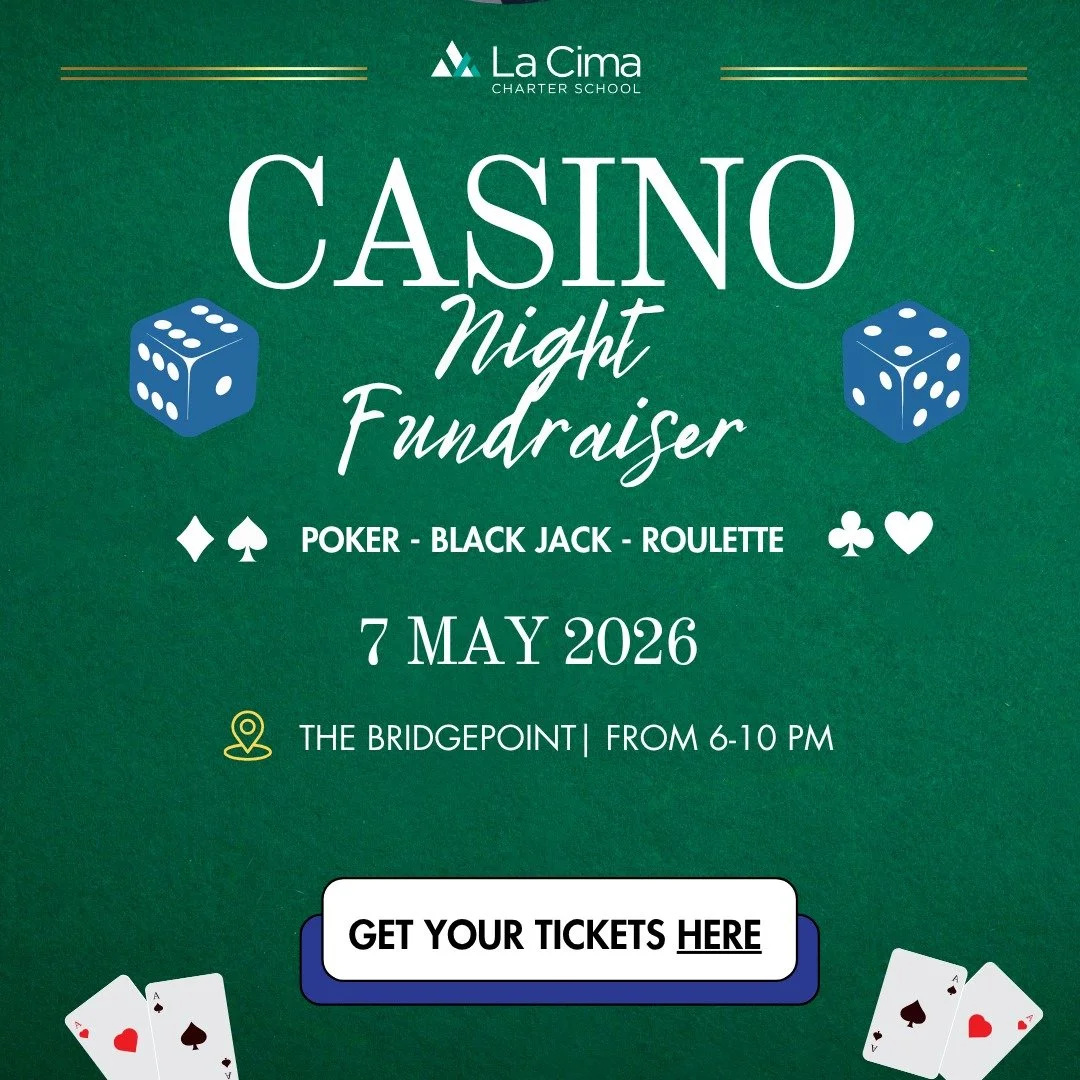 Not your average night out 🎲

Casino games. Great people. Real impact.

Join us May 7 💙
🎟️ Tickets available now
✨ Special rate available for current La Cima families interested in attending

#ThingsToDoNYC #BrooklynEvents #CasinoNight #NYCEvents 