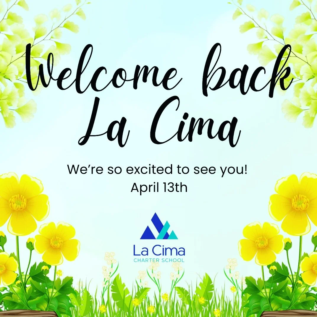 We hope you had a lovely break - we're excited to see you!