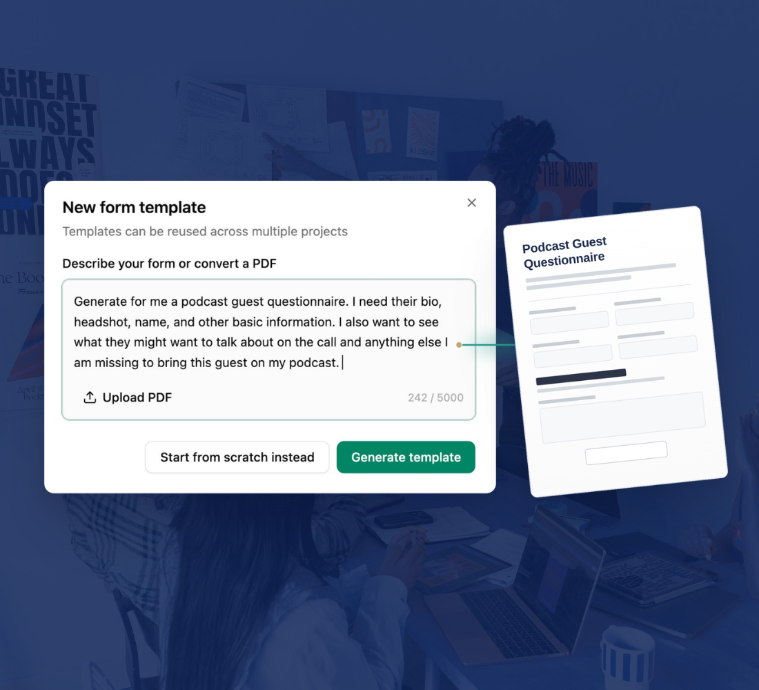 Build a Form by Describing It: Meet Easy Form Creation