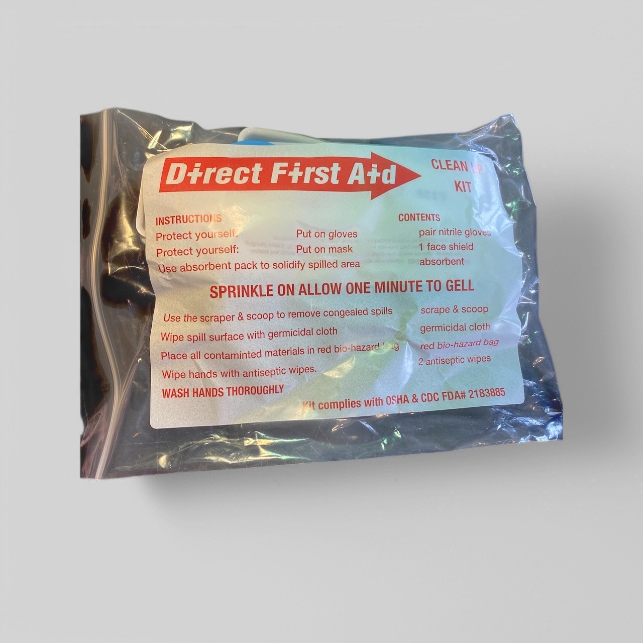 Bio-Hazard Clean Up Kit