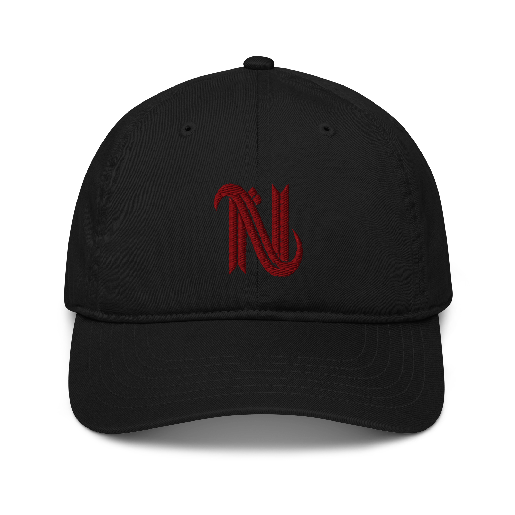 organic-baseball-cap-black-front-688d38334abcd.png