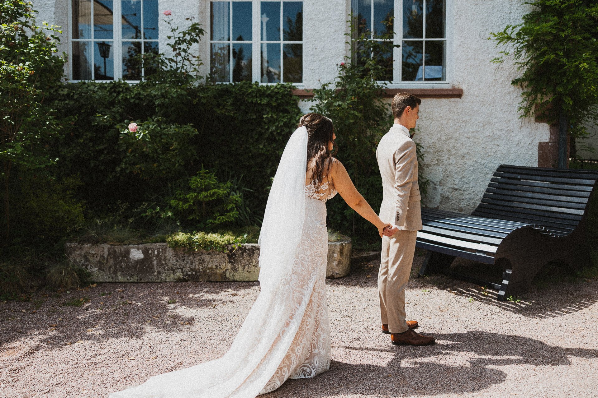 First Look Hochzeit im Hofgut Rodenstein – exklusive Hochzeitsfotografie von DIETZIMAGE.