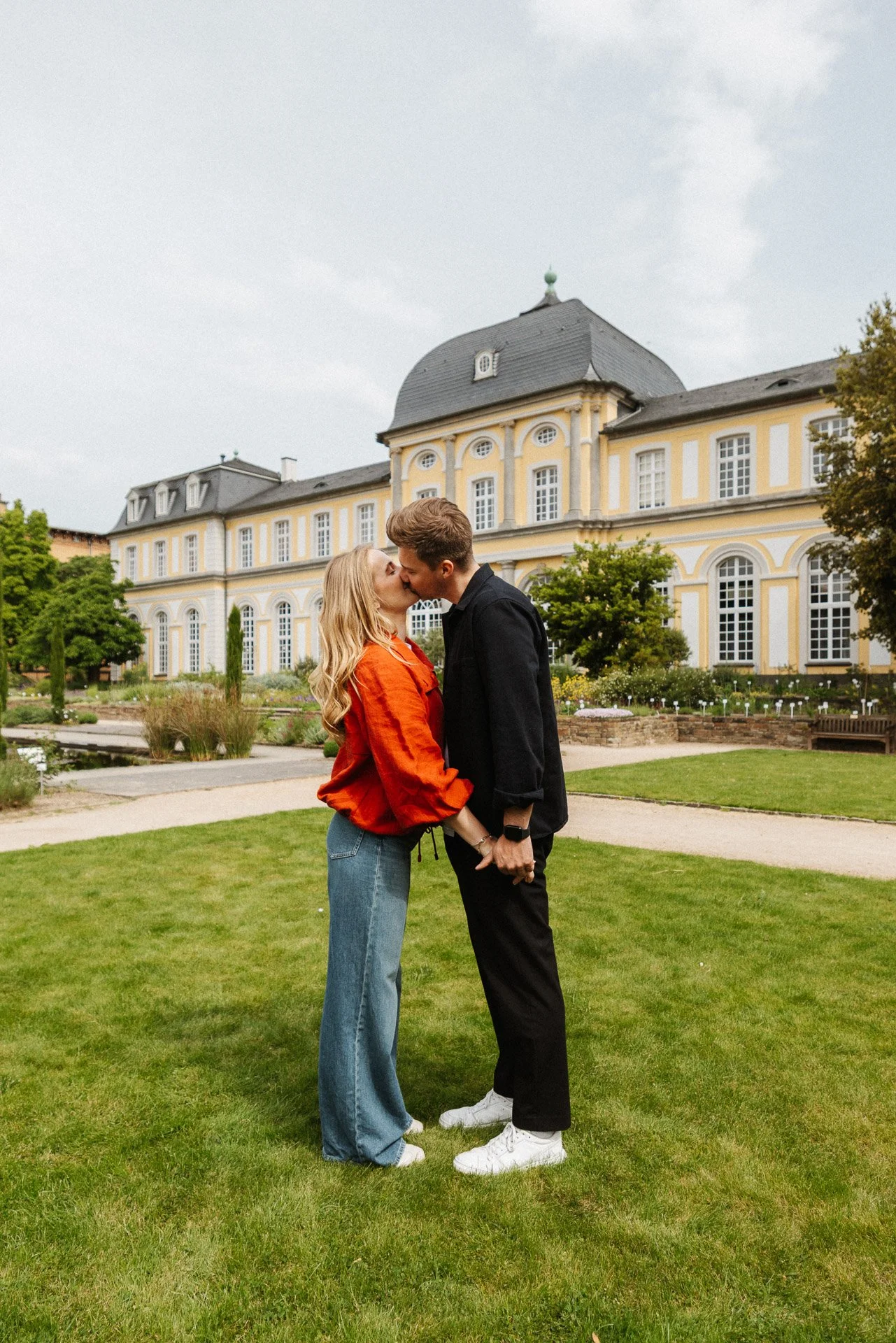 Paarfotos im Botanischen Garten und am Poppelsdorfer Schloss Bonn