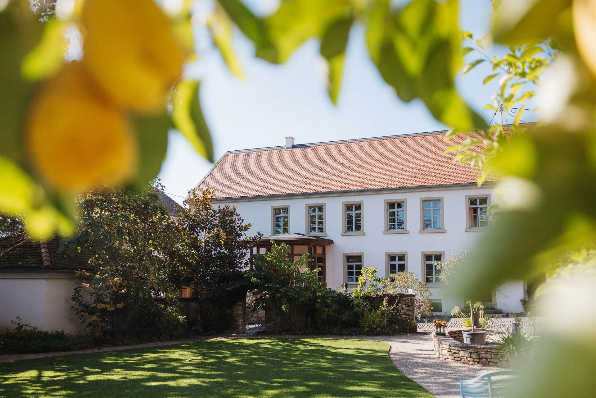 Hochzeitslocation Boudier Koeller Stetten – Außenansicht des historischen Weinguts