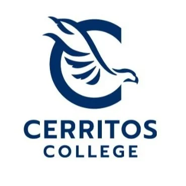 Cerritos College logo featuring a stylized bird and text