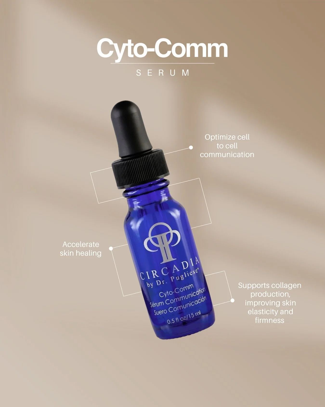 Our skin cells are always talking to each other, Cyto-Comm helps them do it better! 

Want to know more about @circadia&rsquo;s serum that is going to take both your in salon and home care to the next level?!