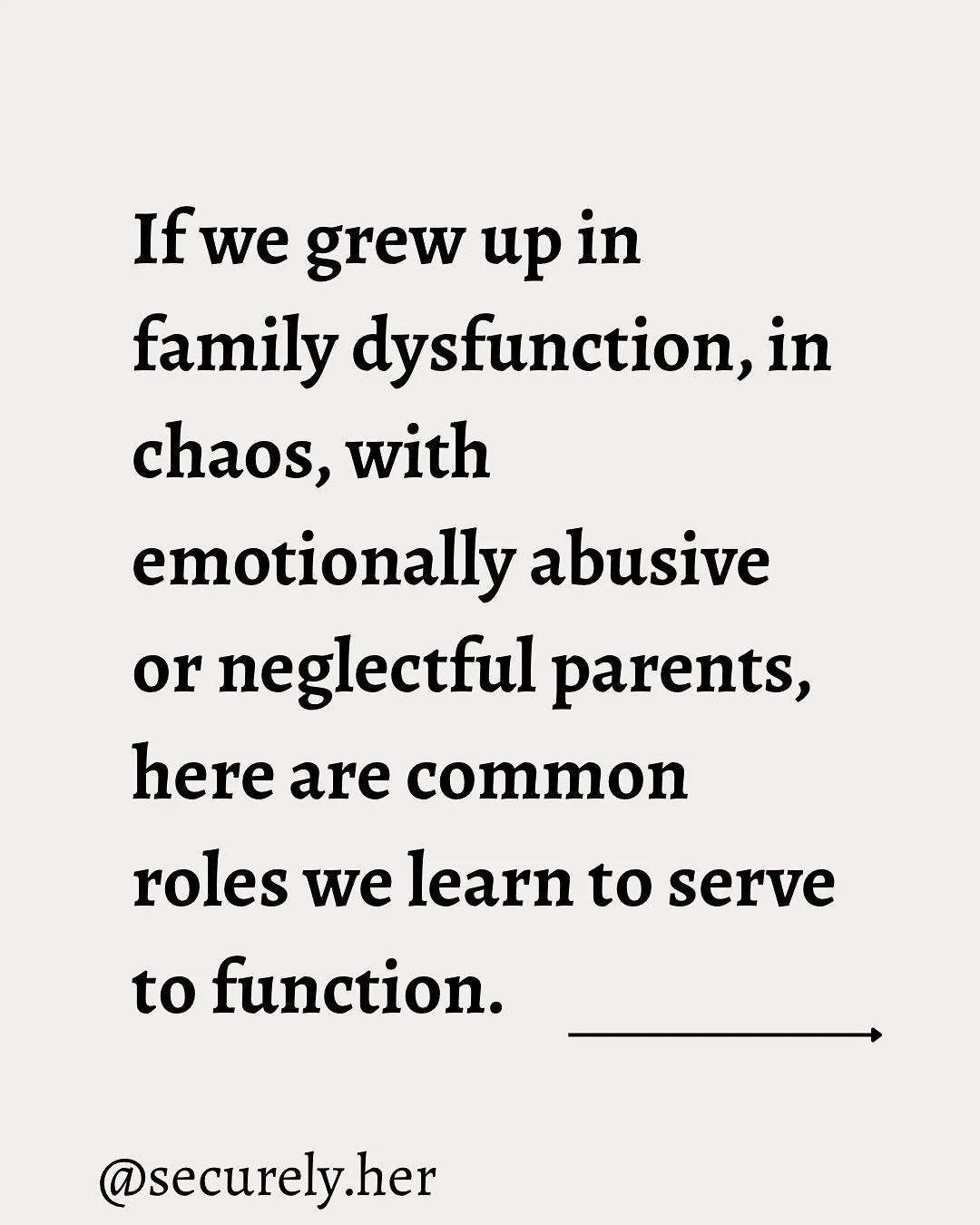 In unhealthy families we often learn unhealthy roles to survive and to help make the family work&hellip; as we become adults, we don&rsquo;t always let those roles go. We can easily go back home and resort to our role and continue to feed the family 