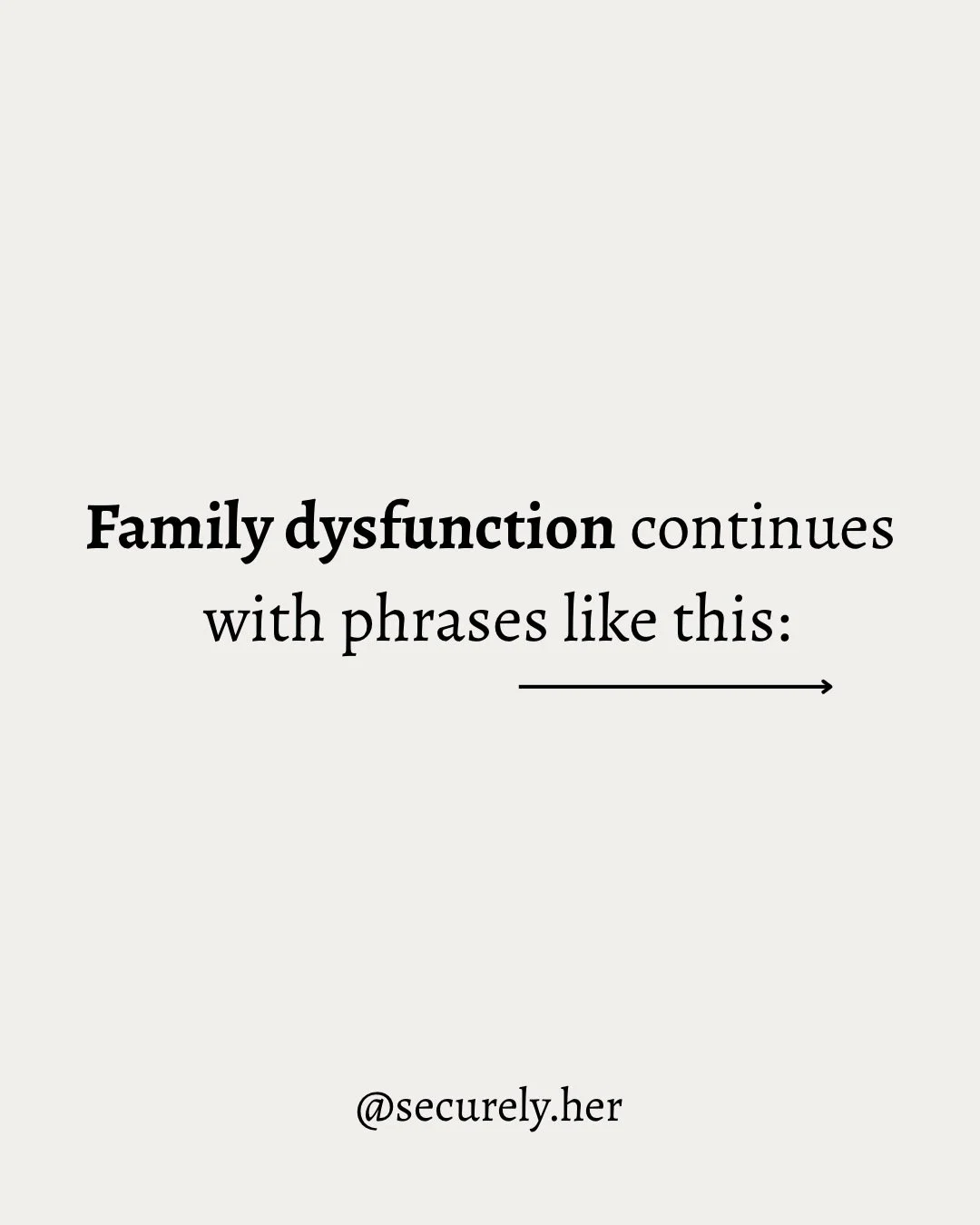 Do any of these sound familiar? If so, you&rsquo;re not alone 🤍

These are comments that can easily be said, but have significant ripples effects and cause deep pain. They are also often normalized and we can easily invalidate their impact. 

Learn 