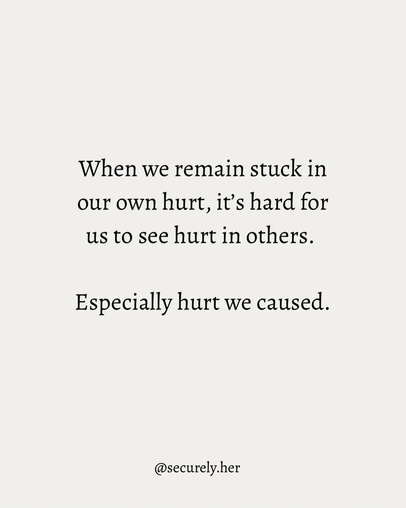Ever been in a relationship with someone that had so much unhealed hurt it impacted everything they did? Have you ever been in this place? 

I know I have. 🤍

Unhealed hurt, pain, and trauma can cause us to:

Be reactive, defensive, hurtful and on h