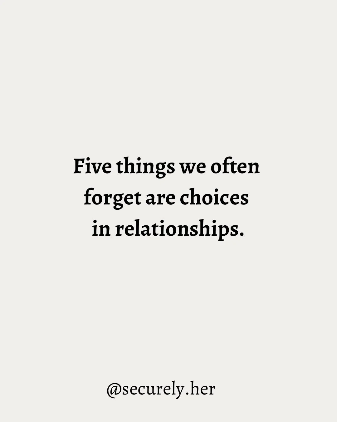 The choices we make in a relationship matter. 🤍

#healthyrelationships 
#relationshiptherapy 
#californiatherapist 
#relationshipgoals 
#healthylove