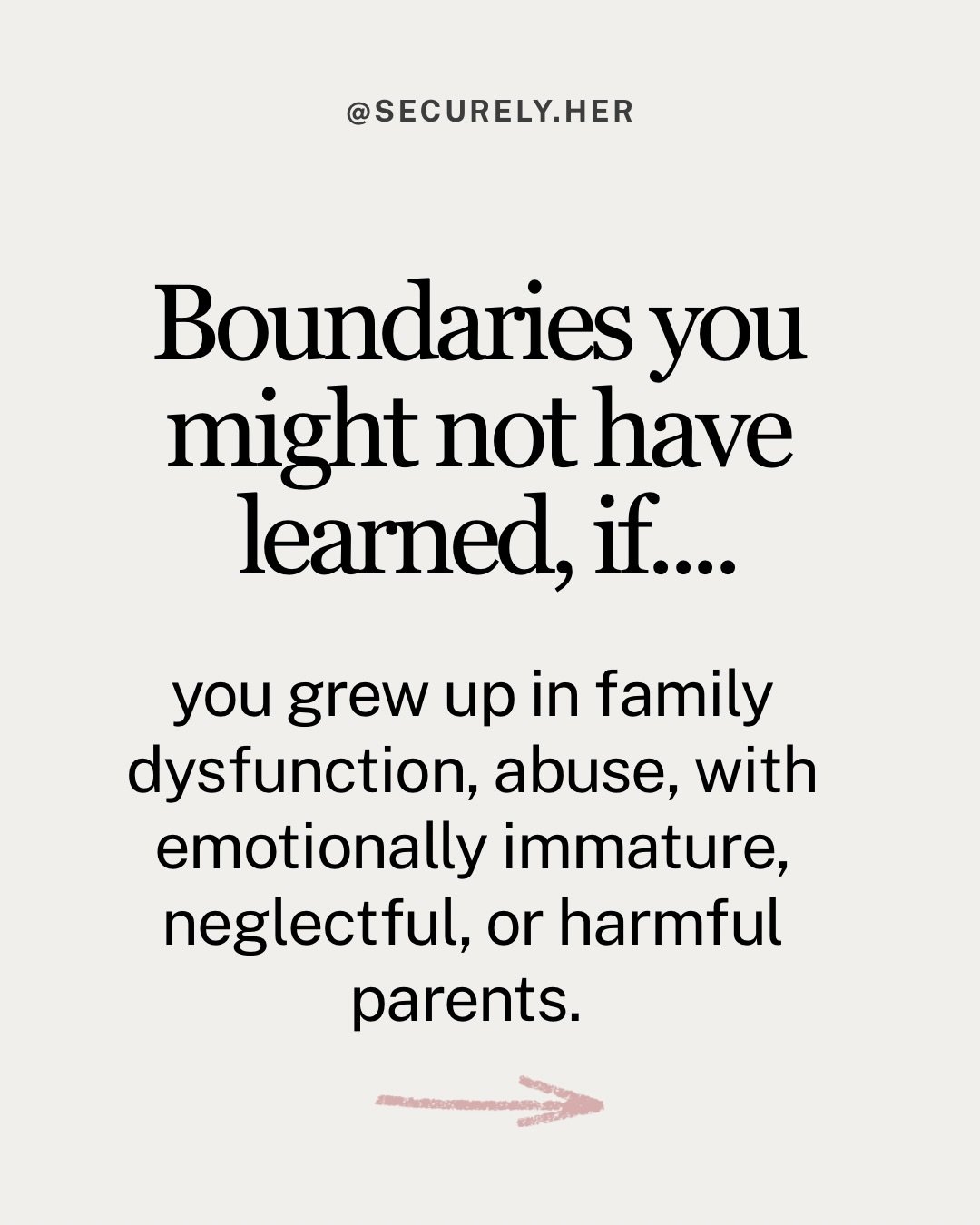 It&rsquo;s hard to have boundaries we never knew existed or were an option to US. 🫶

If you want step by step support to help you identify your wants, needs, and boundaries- my recent self guided course + community access will support you along the 
