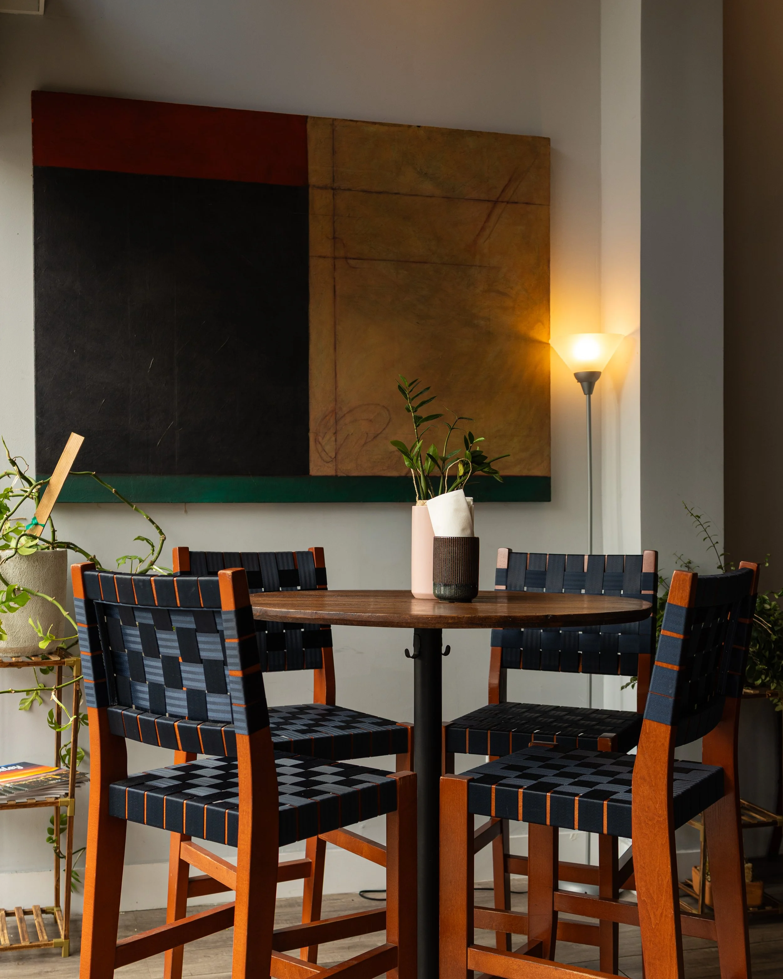 An image featuring some of the chair set up in the lounge of Mile Limit.