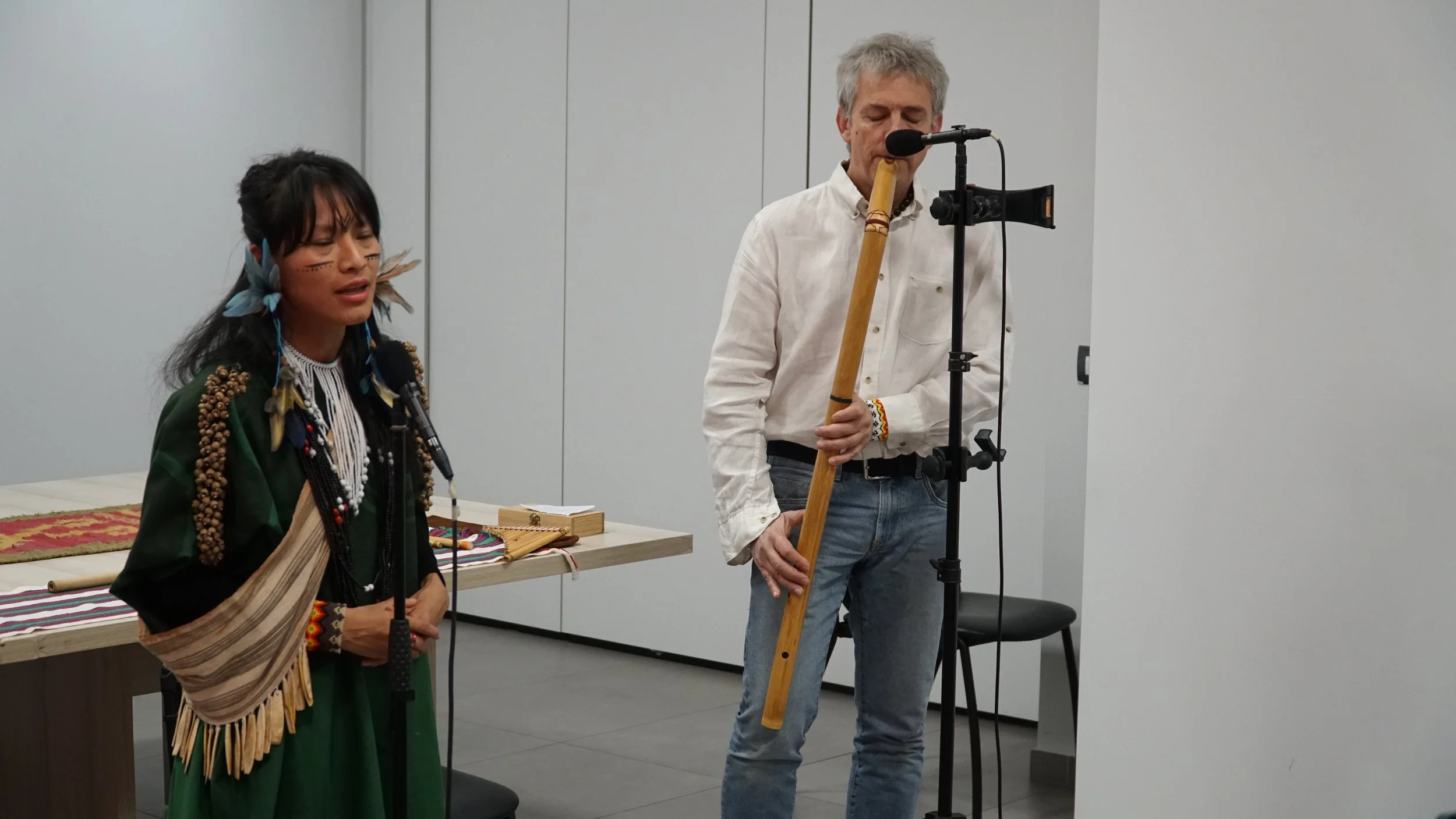 Cosmosión asháninka a través de la música, Milán, Italia