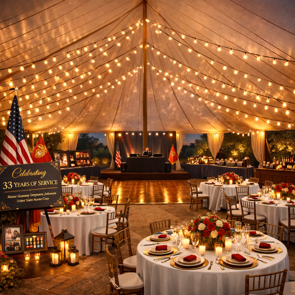 When Should You Start Planning a Military Retirement Reception?