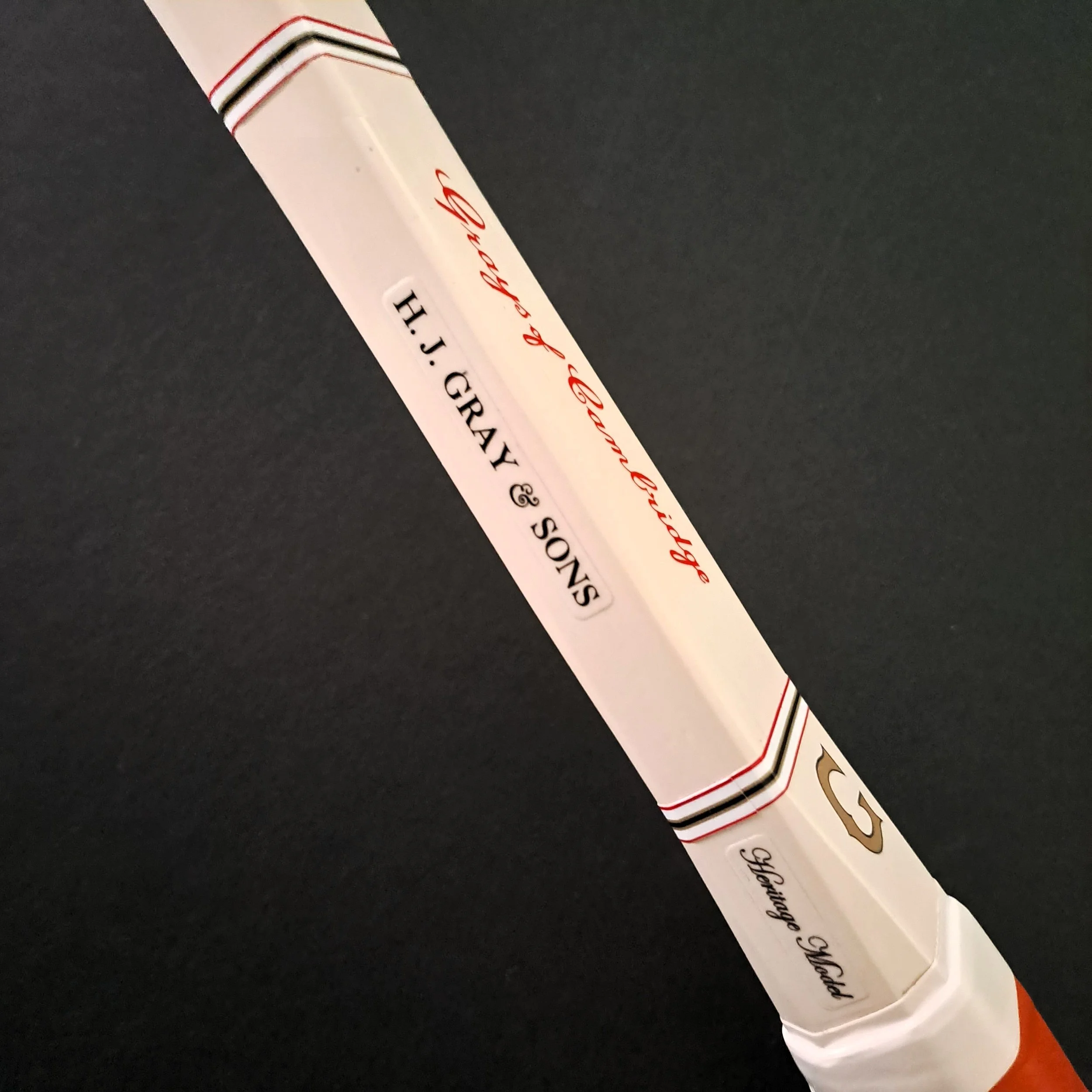 Close-up of Grays The Wingfield showing side shaft cosmetics.