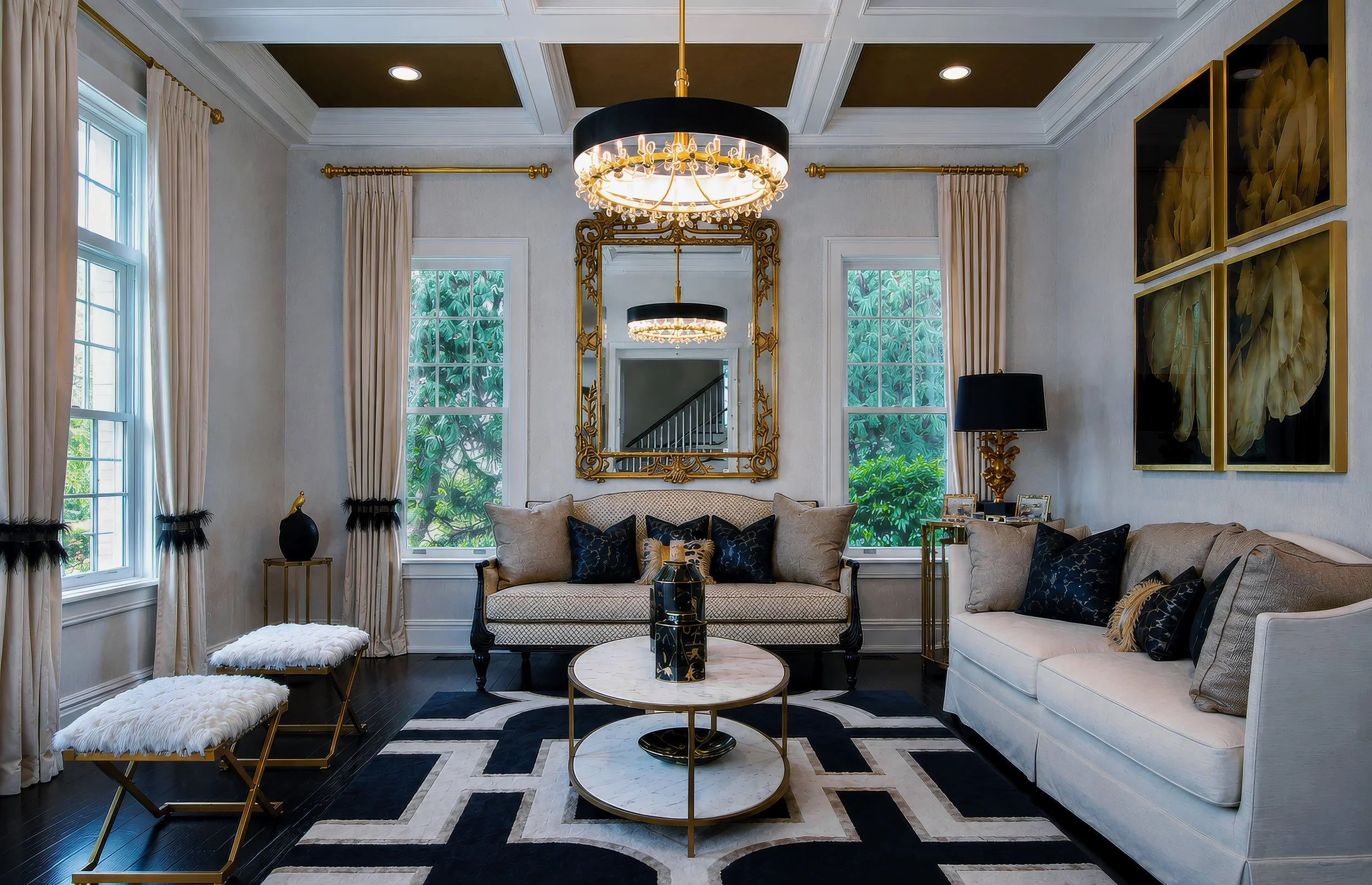 By Chandelier