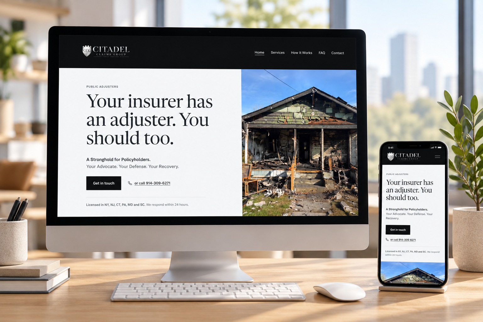 Square Web Pattern Png Citadel Claims Group — Brand Identity & Website — Ariel Palma Graphic ...