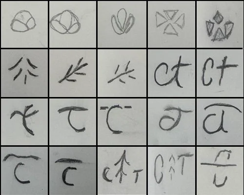 Cork N Things — Logo Sketches