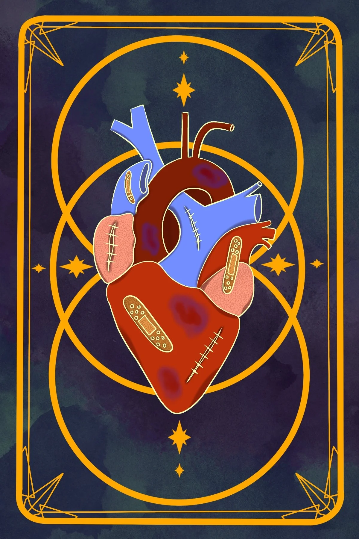 This is the backing image for the tarot cards, the one that shows up when you flip the card over.