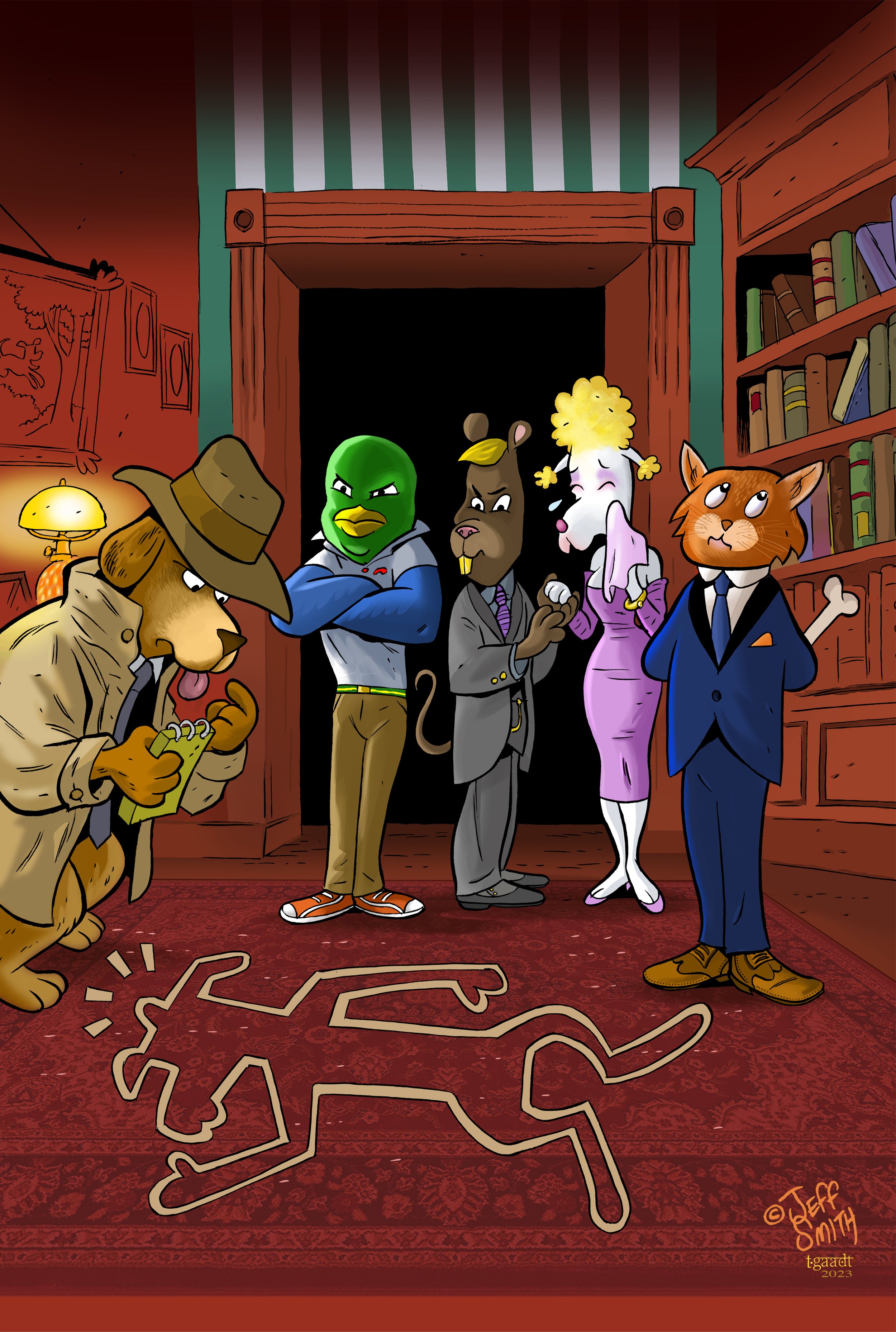 Colors for Perfect Crime Party Cover