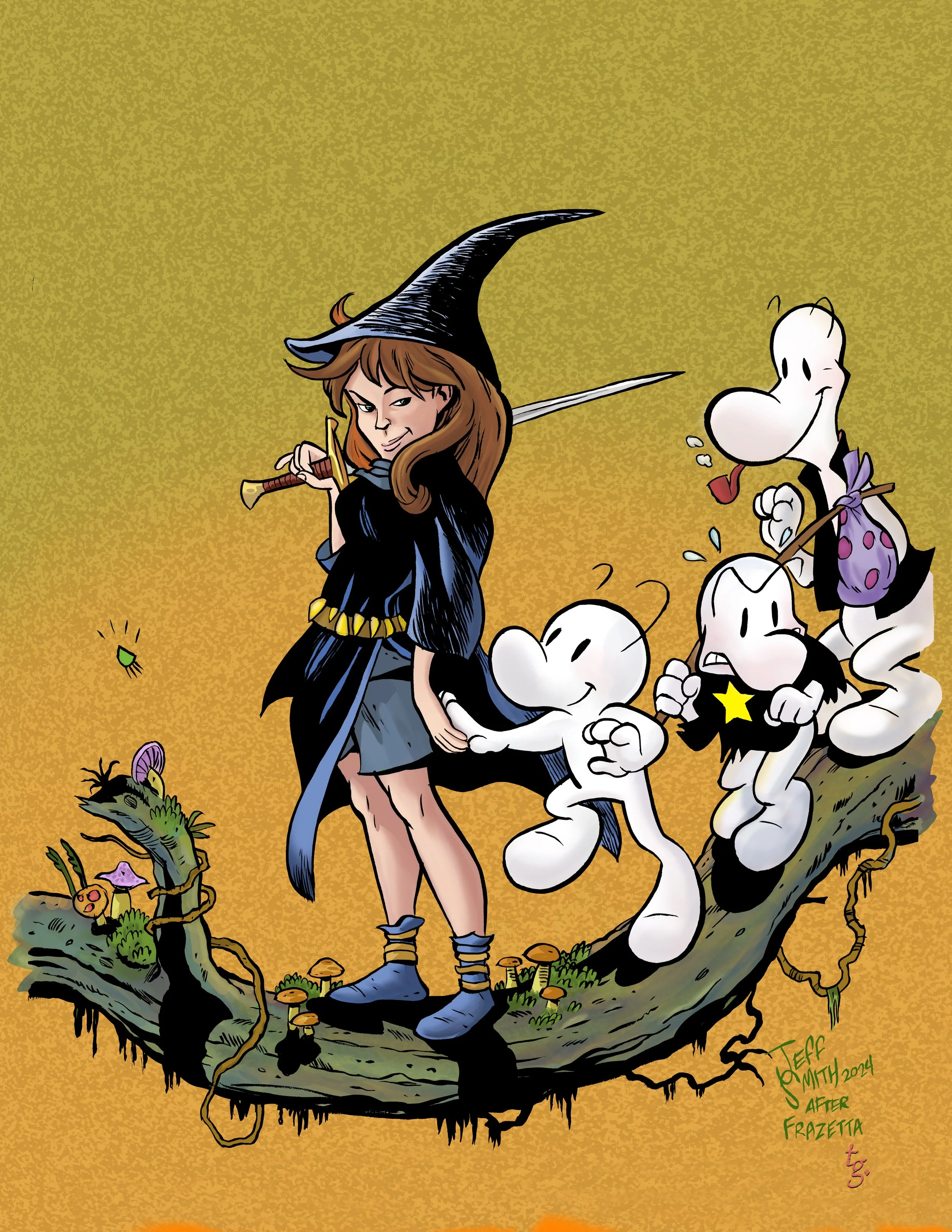 Thorn Kickstarter Original Art Colors for a backer