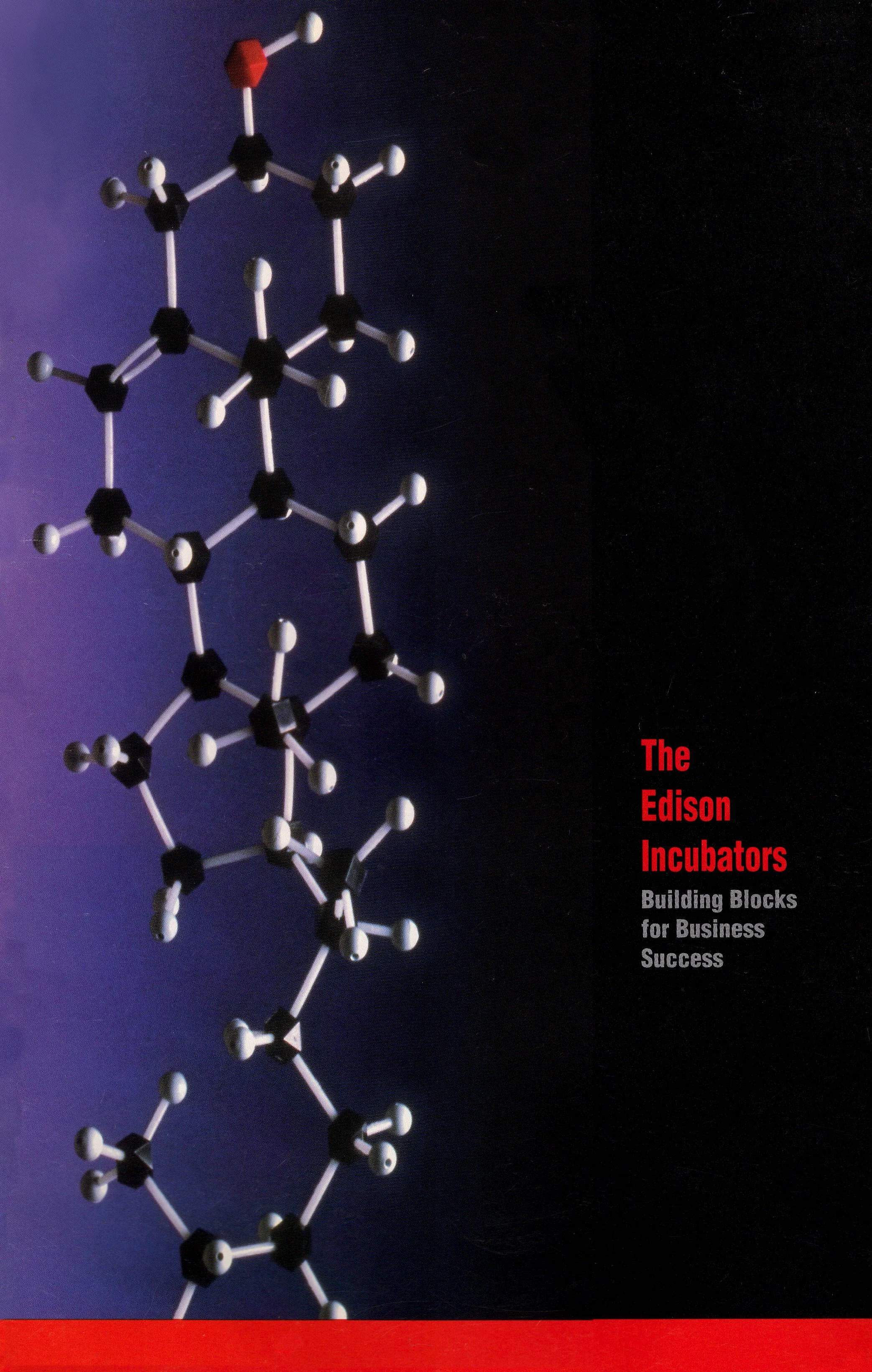 Ohio Department of Development Technology Division Edison Incubators Brochure 1996