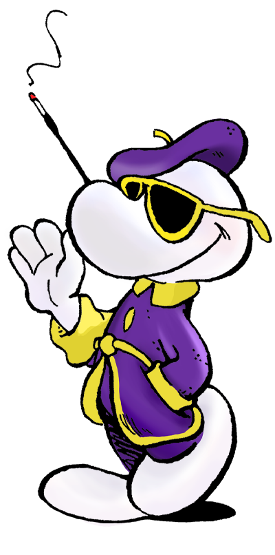 Colored Phoney Bone for the back cover of THORN Kickstarter