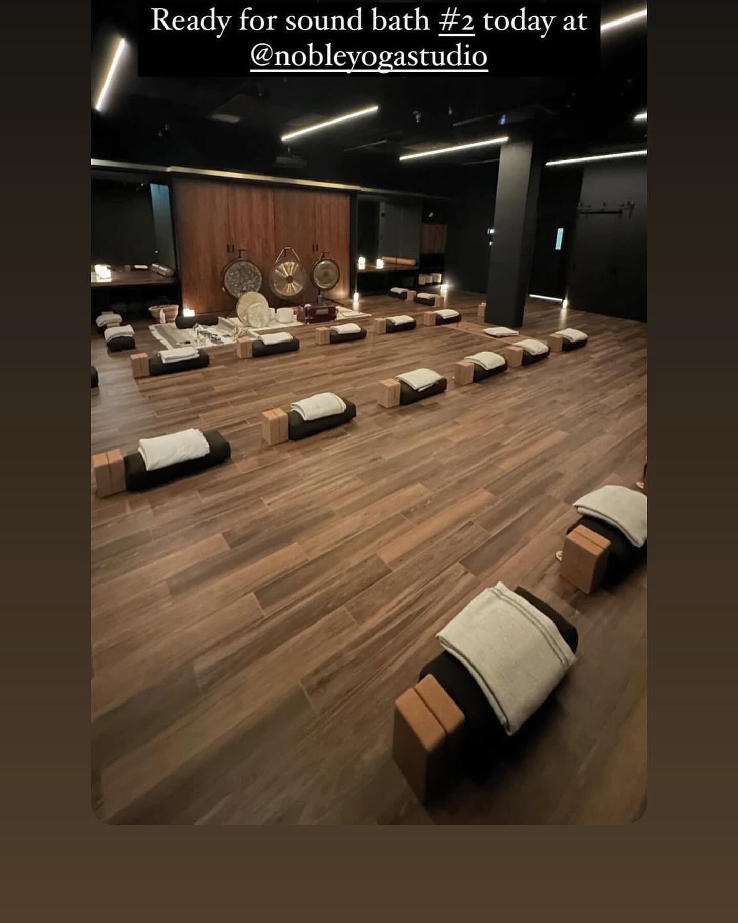 Last night's sound bath with @sound_quest in Vernon, held in Dolly's incredible space @nobleyogastudio was so beautiful. 🙏Grateful for the open hearted participants. I'm so honoured to receive feedback &amp; connect deeply with individuals enjoying 