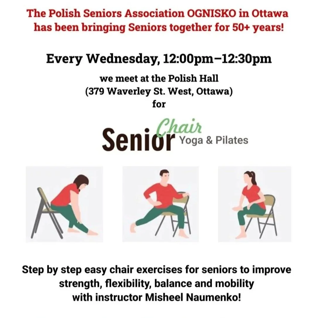 Chair Yoga & Pilates poster