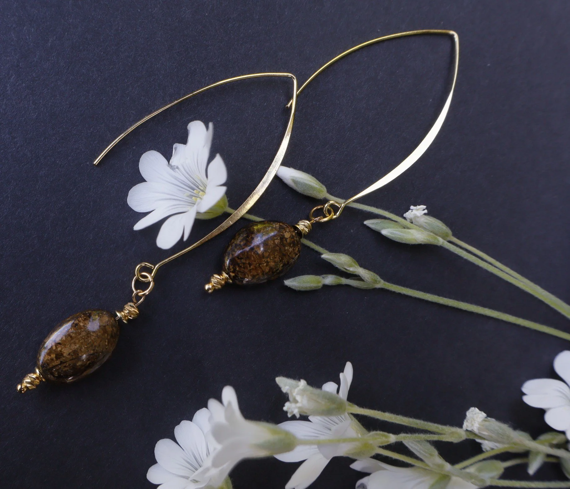 Golden Earth Elegance Earrings