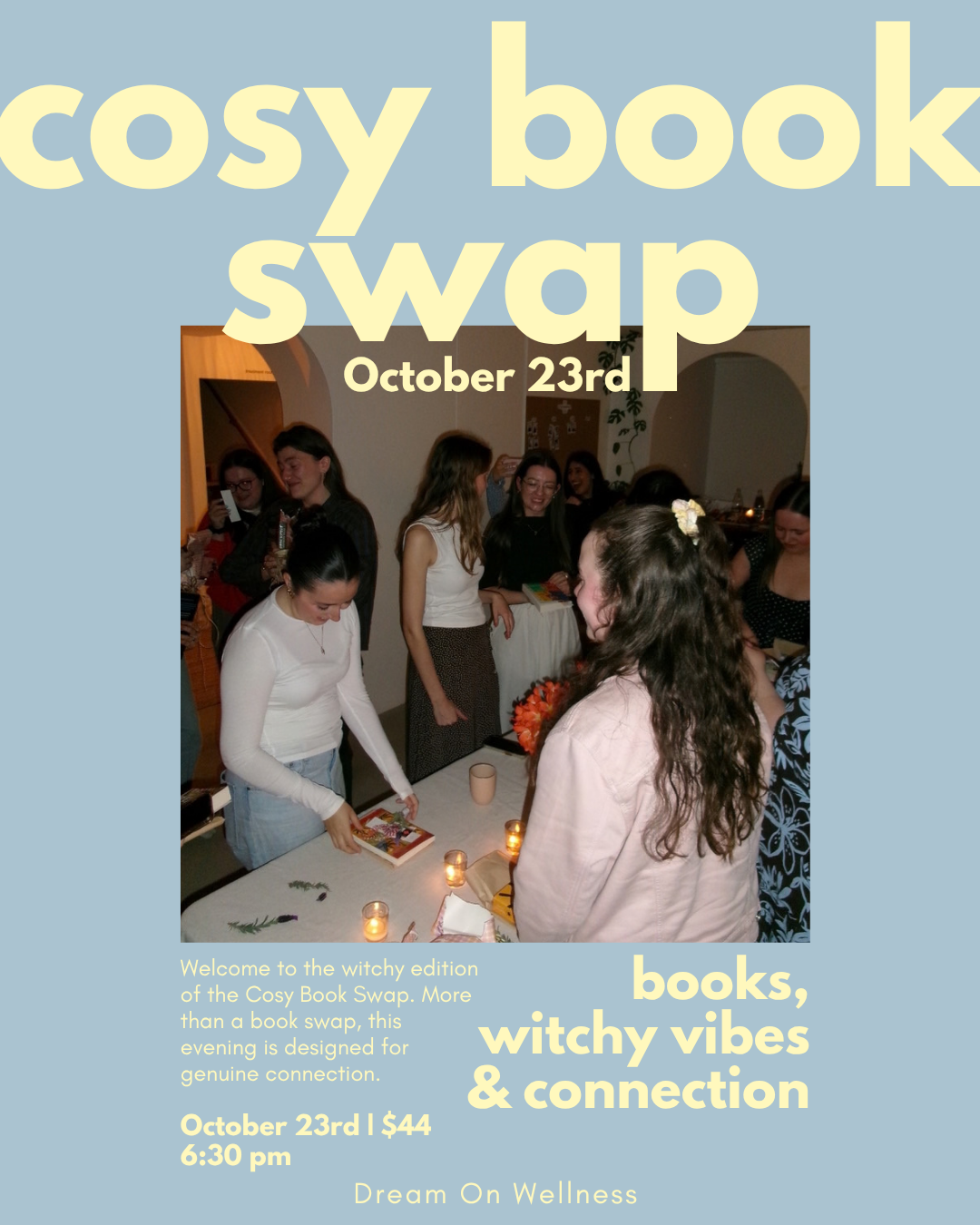 cosy book swap | october 23rd