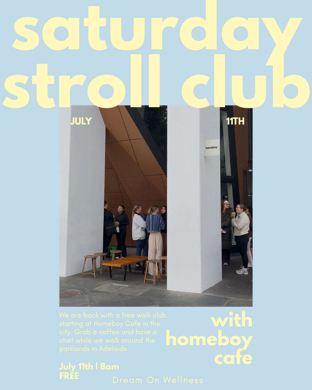 saturday stroll club | 11th July