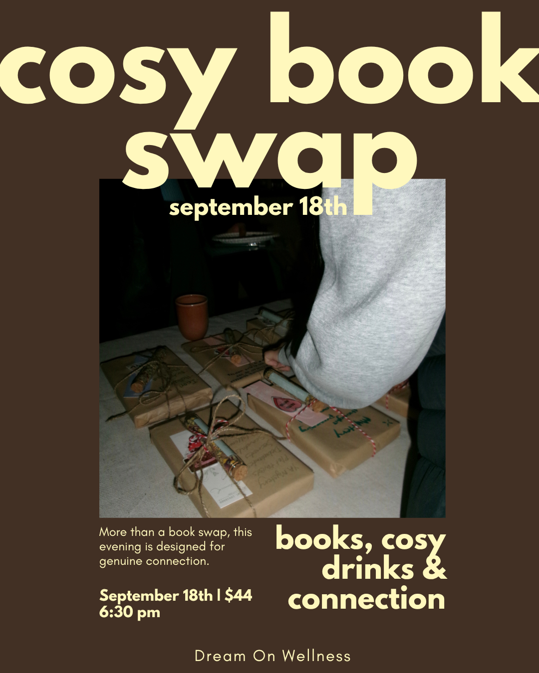 cosy book swap | 18th september