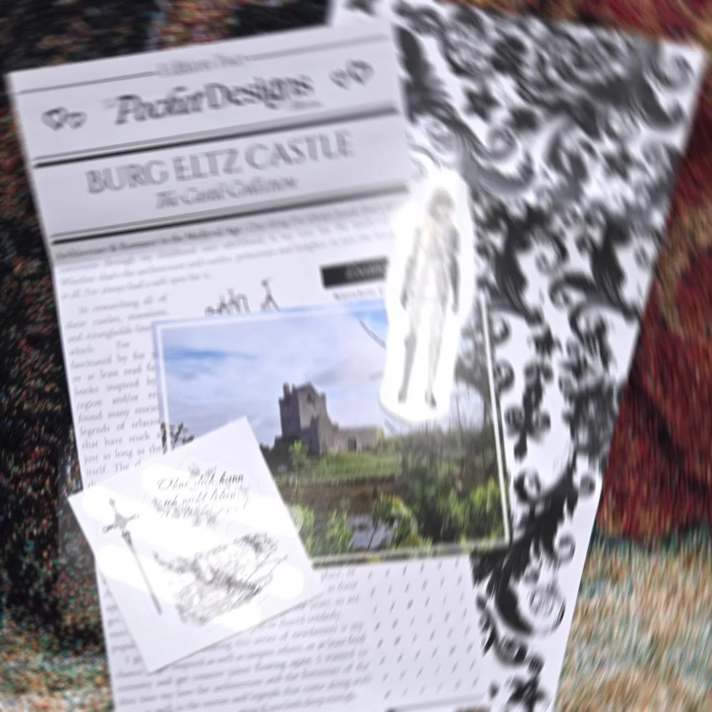 : Volume 2 of the Castle Collection dropping soon! The second castle is BURG ELTZ!
.
.
This mail club features a newsletter with a short letter from me, a journal entry, a link to a short story I wrote inspired by this editions castle (Burg Eltz), fa