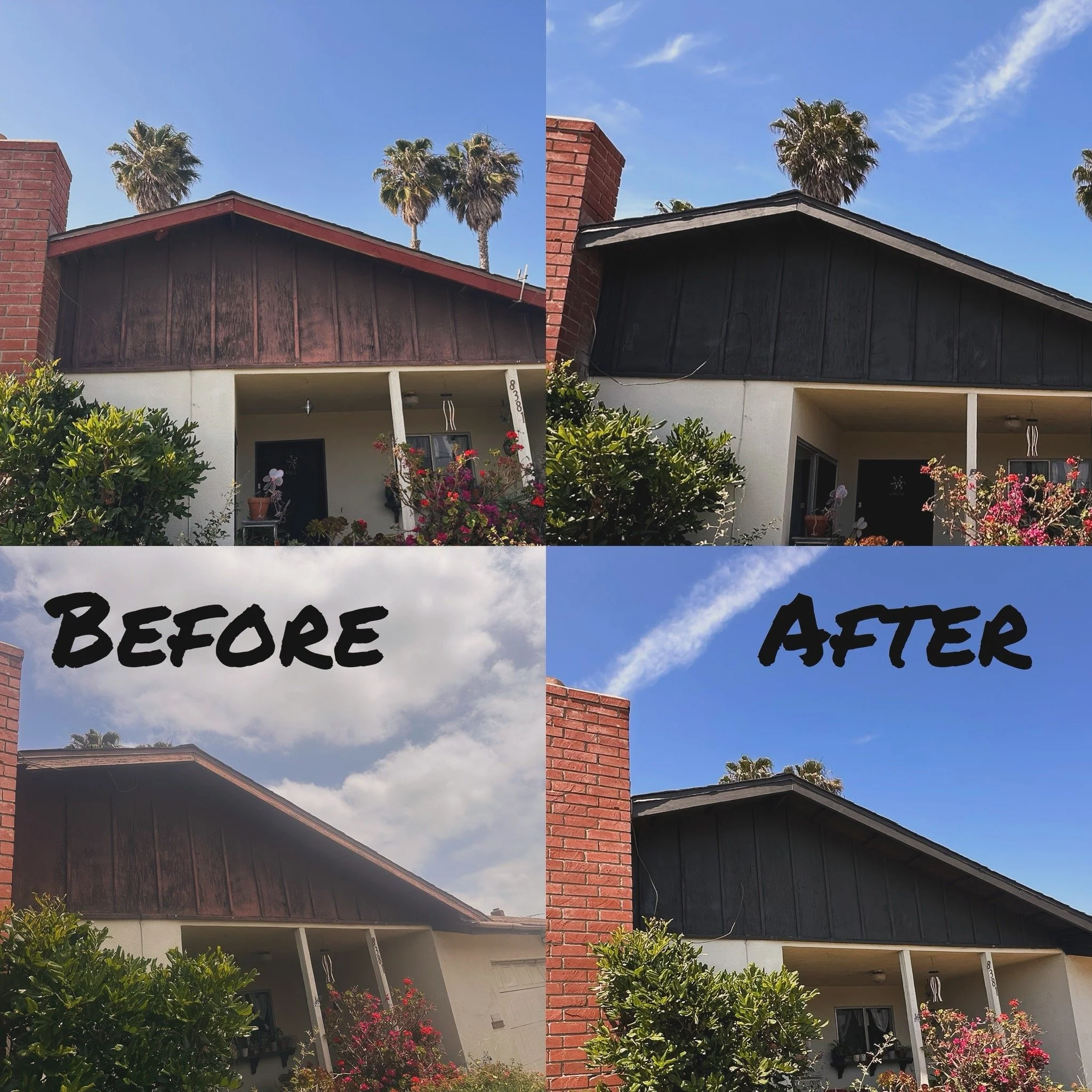 Fascia restoration and painting