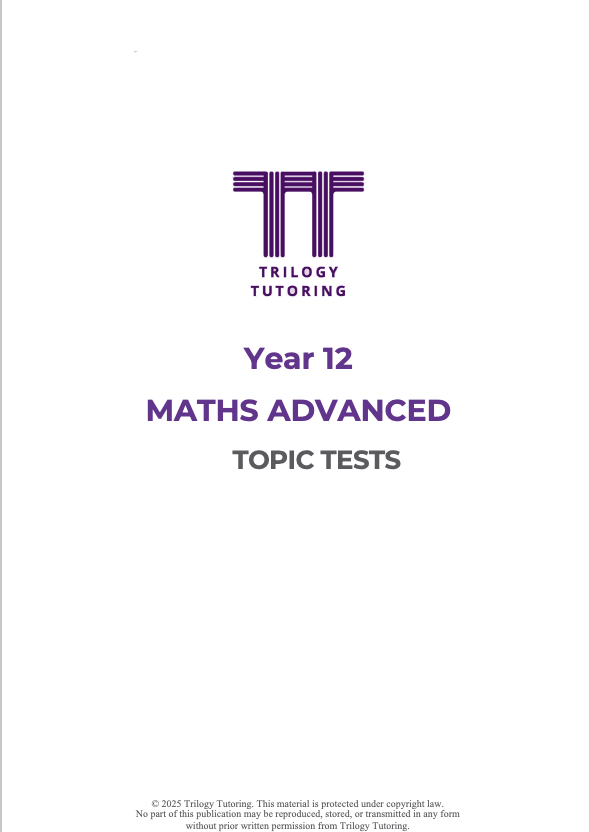 HSC Maths Advanced Topic Tests