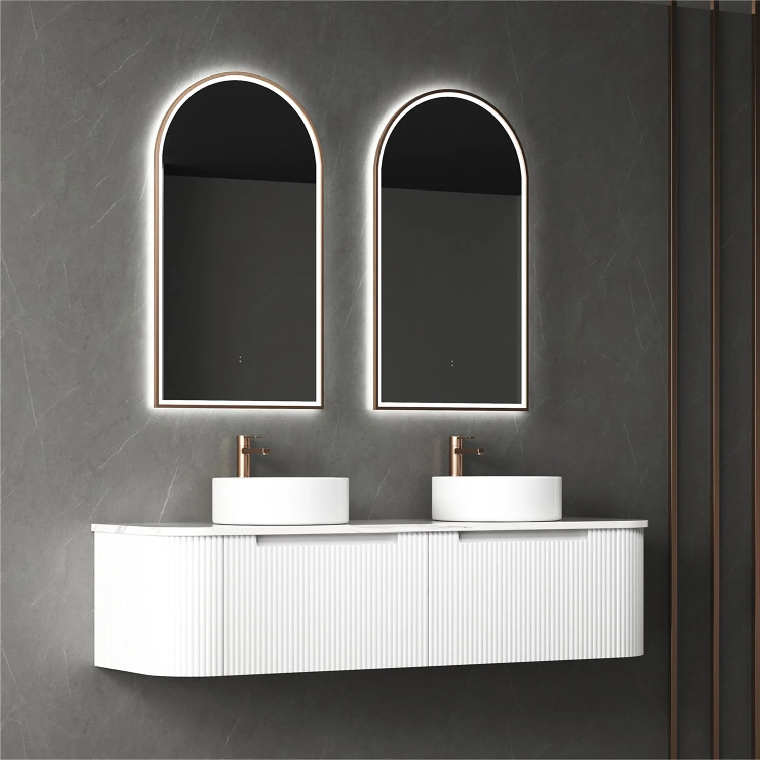 AULIC - Petra Mark II Wall Hung 1500mm Single Bowl
