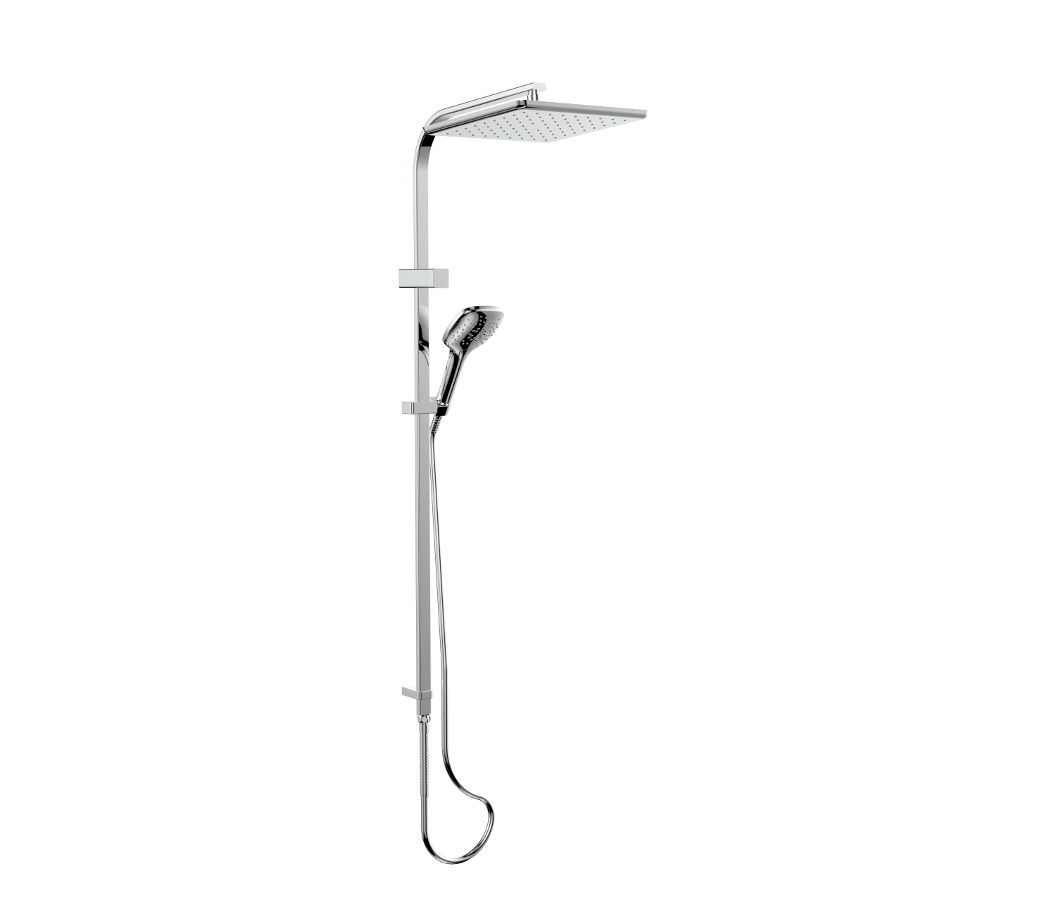 Skyla AirFlo Twin Rail Shower, Chrome