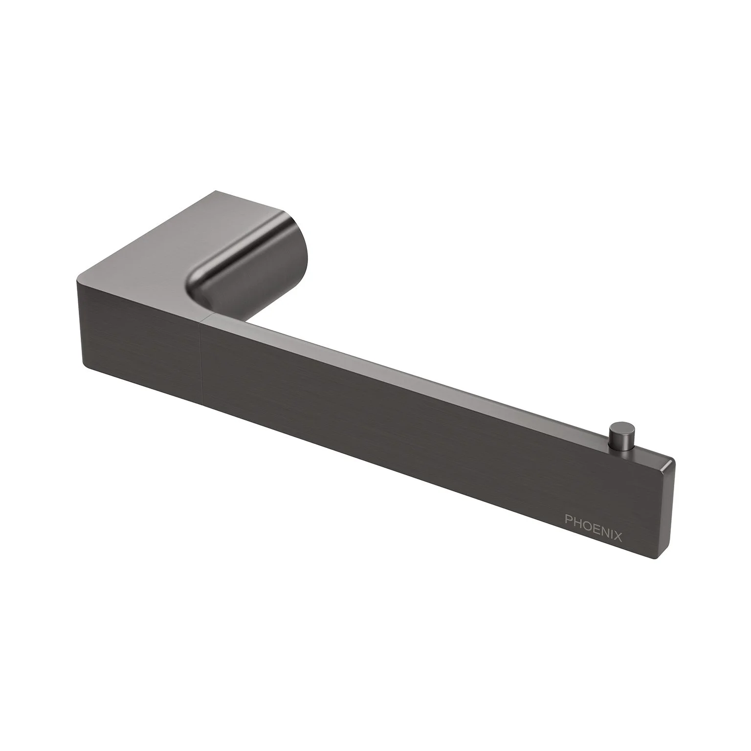 Gloss Toilet Roll Holder, Brushed Carbon